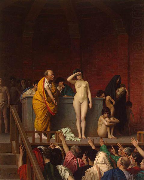 Slave Market in Rome, Jean-Leon Gerome